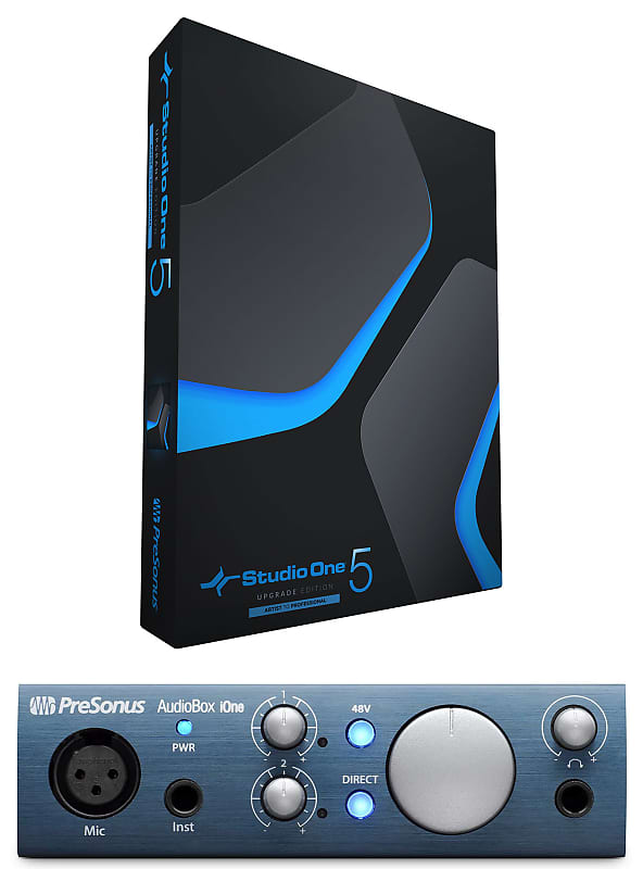 Presonus Audiobox Ione Usb 2.0 & Ipad Recording System With 1 Mic