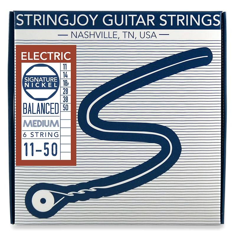 Stringjoy Signatures Nickel Electric Guitar Strings - Balanced Medium (.11 - .50) image 1