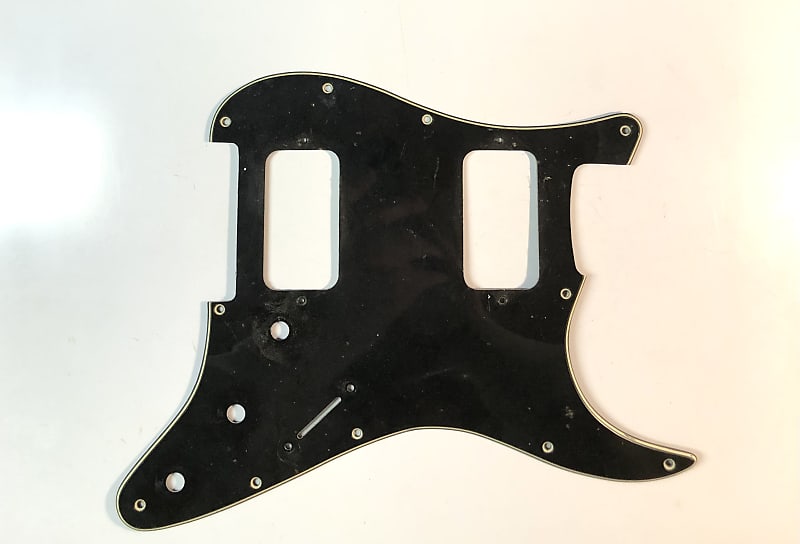 Stratocaster HH Style 3-Ply Pickguard - Black | Reverb