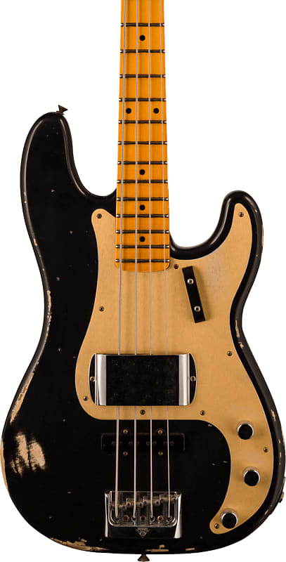 Fender Custom Shop Ltd. Ed. 1959 Precision Bass Special Relic, Aged Black w/Case image 1