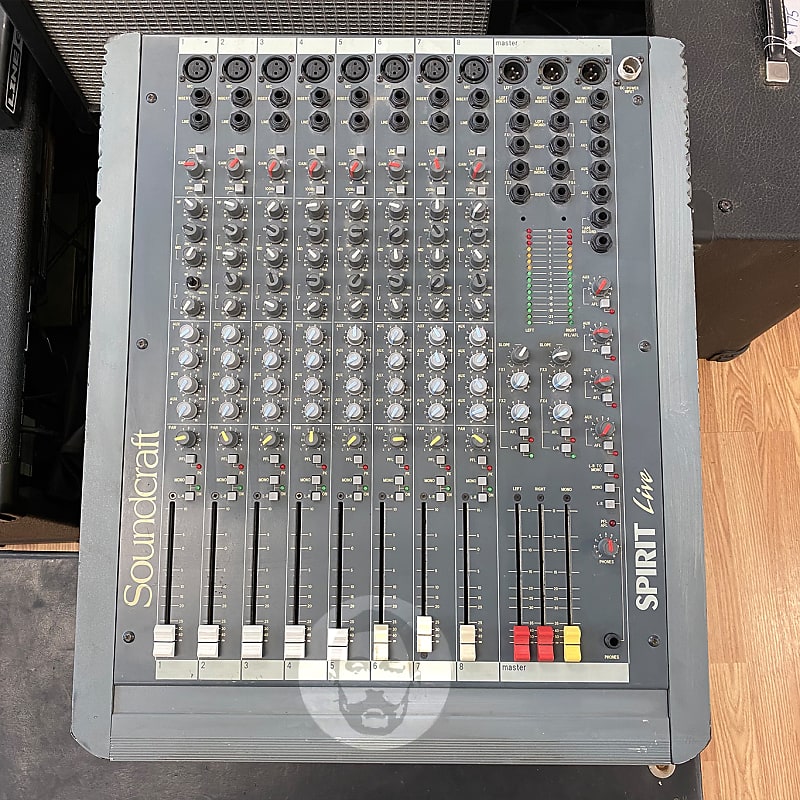 Soundcraft Spirit Live/Spirit 8 Channel Mixer | Reverb