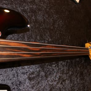 2015 Fender USA Standard P Bass w Amazing Fretless Warmoth Neck image 3