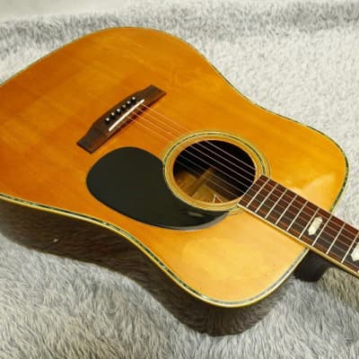 Vintage 1970's made Japan vintage Acoustic Guitar Westone W-40 Jacaranda body Made in Japan image 2
