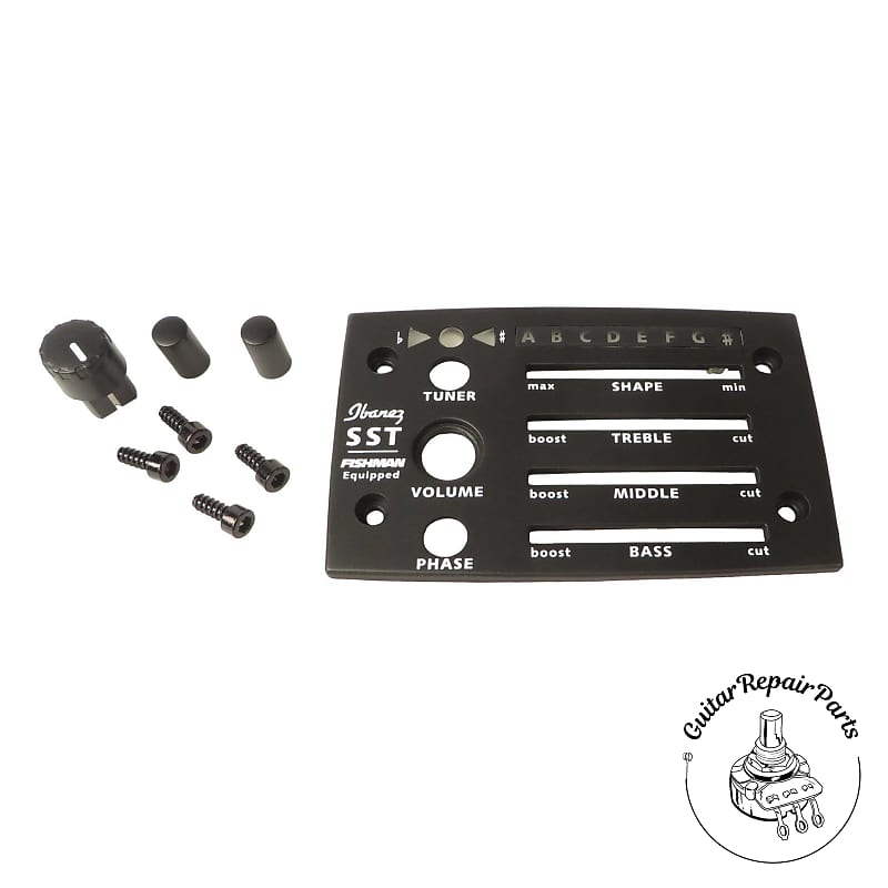 Ibanez Faceplate w. knobs for Fishman SST Preamp 5APP01F Reverb