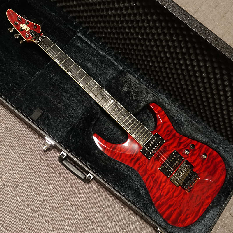 【killer Quilt!】 Esp Custom Shop Original Horizon Ctm Qm Fine 