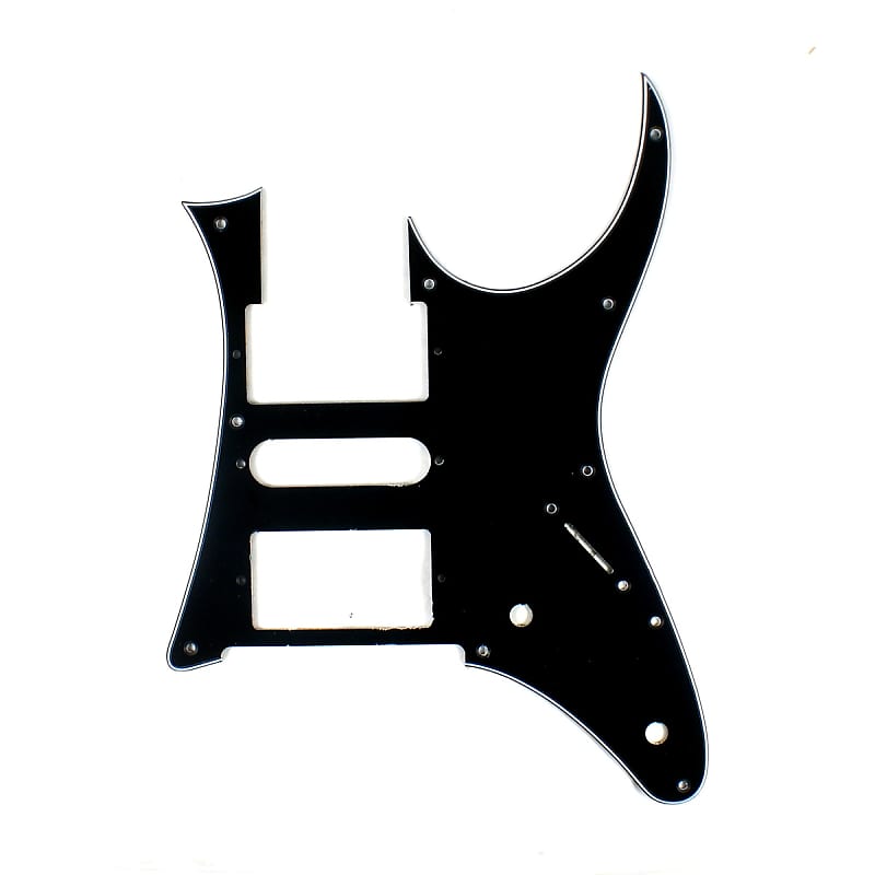 Custom Guitar Pickguard for Ibanez RG 350 DX ,3ply BLACK image 1