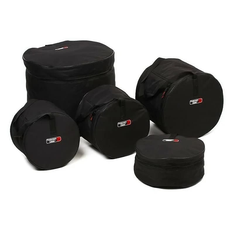 Gator Padded 5Piece Standard Drum Bag Set Black Reverb