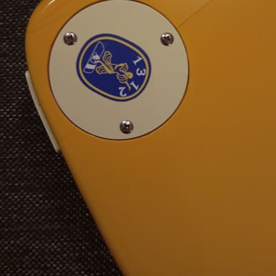 Erlewine Chiquita Travel guitar 90's - yellow *Neck repair* image 13