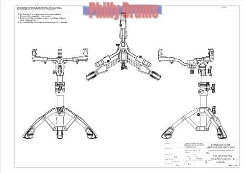 Ludwig LAP2 Snare Drum Stand (LAP23SSL) image 1