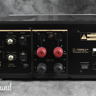 Luxman M-10 Stereo Power Amplifier in Very Good Condition image 13