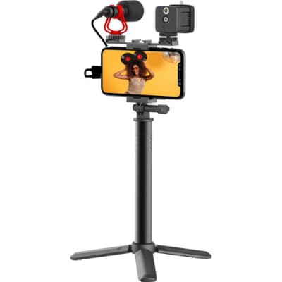 Mirfak Vlog Kit MVK01 Includes Extension Pole, LED Fill Light, Microphone and Tripod image 2