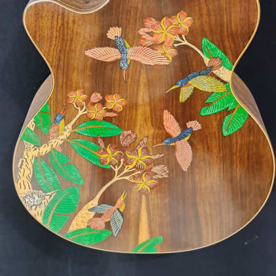 Blueberry NEW IN STOCK Handmade Acoustic Guitar Grand Concert image 11