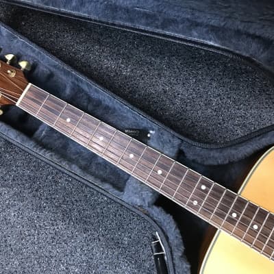 Ibanez Artwood AW-100 acoustic-electric guitar made in Korea 2002 with added fishman matrix infinity pick-up active system with hard case . image 19