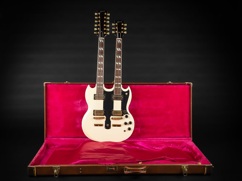 1992 Gibson EDS-1275 Alpine White GH | USA Doubleneck Vintage SG Gold Hardware Eagles | OHSC image 1
