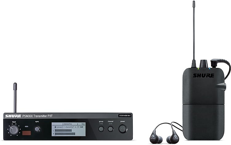 Shure PSM300 P3TR112GR Wireless In-ear Monitor System - G20 Band image 1