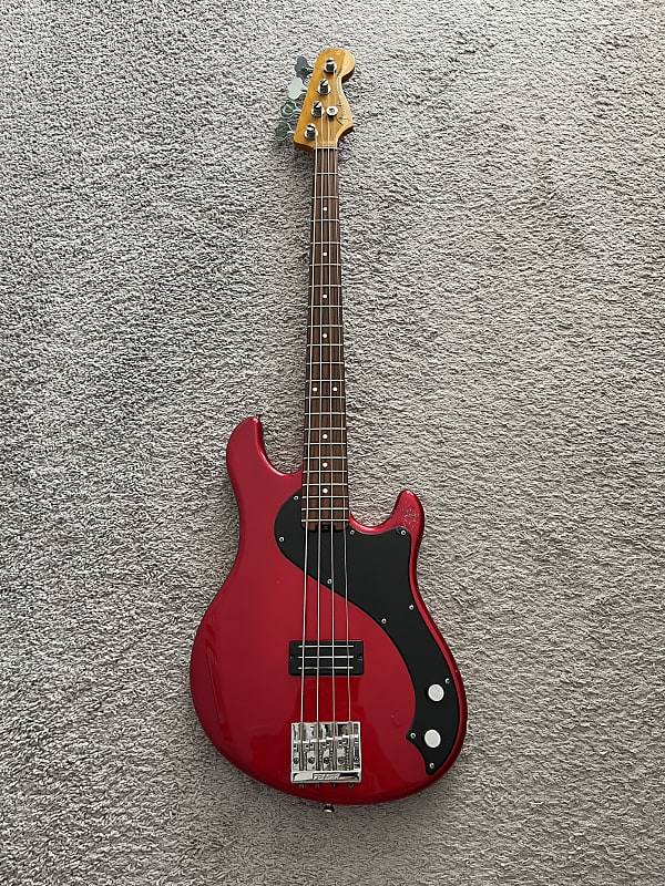 Fender Modern Player Dimension Bass 2014 MIC Candy Apple Red 4-String Guitar image 1