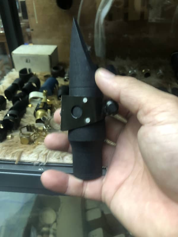 WINSLOW Baritone sax ligature for Hard rubber mouthpiece Reverb