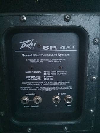 Peavey cheap sp 4xt