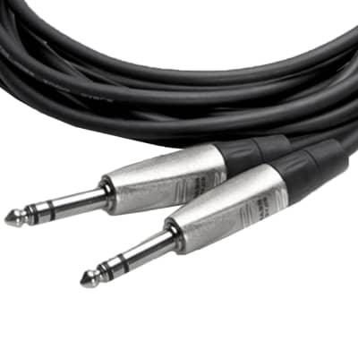 Hosa HSS-050 50FT REAN 1/4" TRS to 1/4" TRS Pro Balanced Interconnect Cable image 2