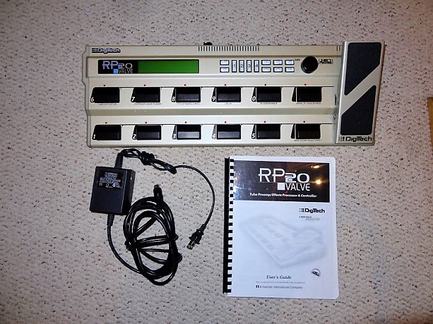 DigiTech RP20 Valve 1998 Gold | Reverb