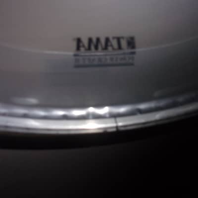 TAMA Logo 22" bass drum head Clear Batter Side with inner liner new with scuffs and dings image 5