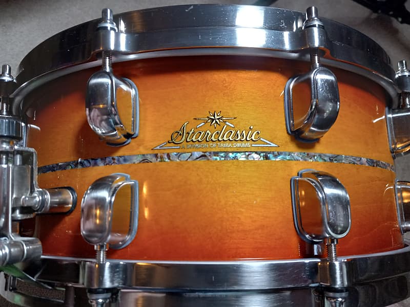 Tama Starclassic G Maple Sunburst 6x14 Snare Drum image 1