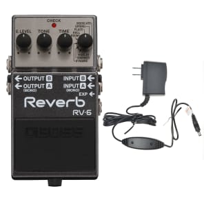 Boss RV-6 Digital Reverb Bundle w/ Boss PSA-120S2 Power Supply for sale