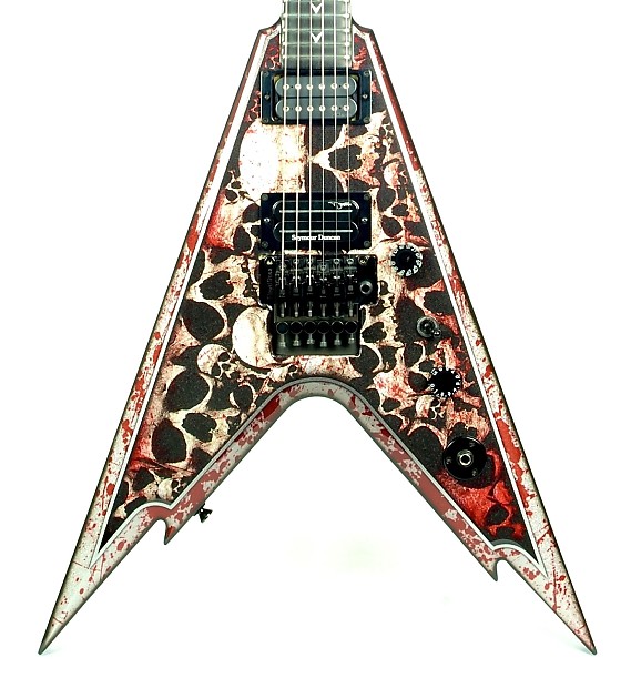 DEAN ディーン DIME RAZORBACK SKULLSハードケース付 Dean RZR SKLZ Electric Guitar Skullz Dimebag Razorback