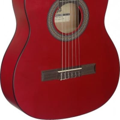 STAGG Chitarra Classica 3/4 ROSSA