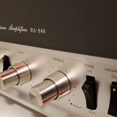 Vintage Stereo Integrated Amplifier ROTEL RA-840 image 8