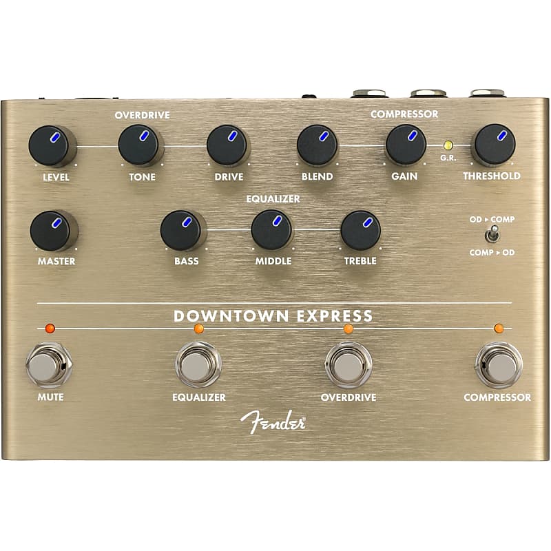 Fender Downtown Express Bass Multi Effect Tone Shaper Effects Pedal image 1