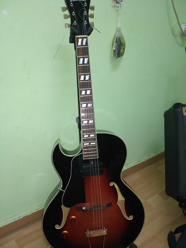 Eastman left handed AR371 archtop guitar Reverb