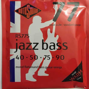 Rotosound RS77S 77 Jazz Monel Flatwound Bass Strings (40-90)