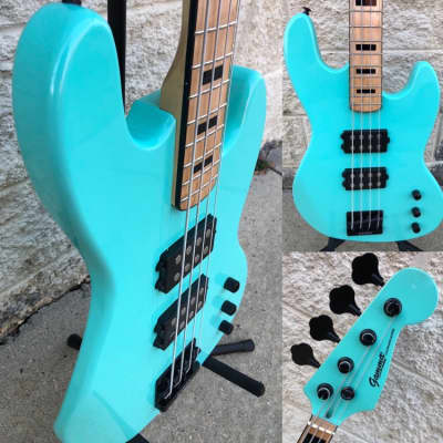 GAMMA Custom Bass Guitar H21-02, Kappa Model, Juneau Green image 13