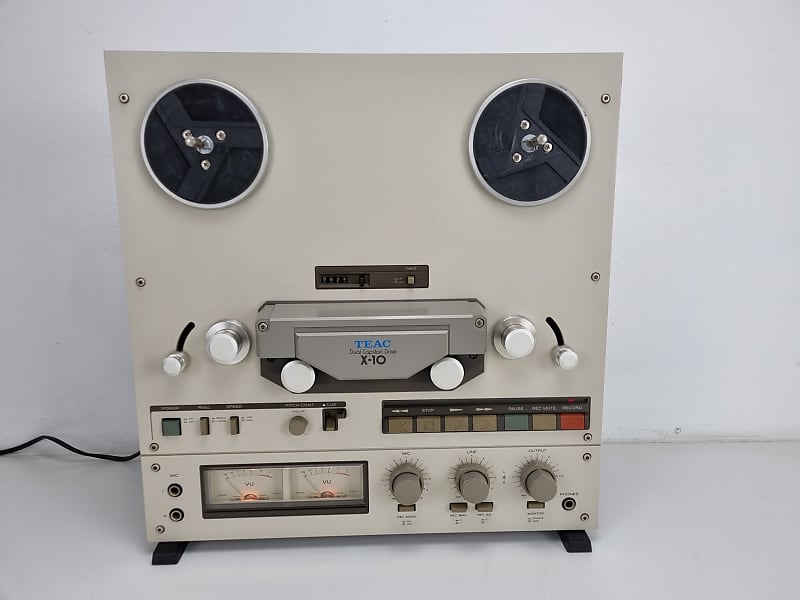 TEAC X10 - Stereo Tape Deck - Working oke - New Belts - Heads Cleaned - Records Well  			