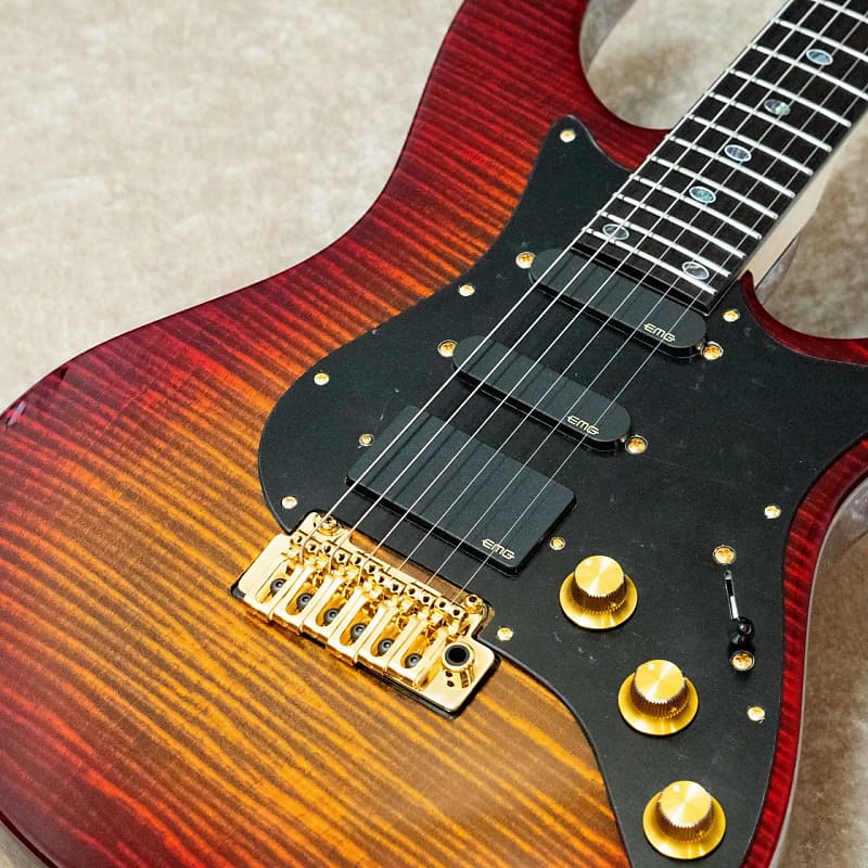 FREEDOM CUSTOM GUITAR RESEARCH HYDRA 24F 2Point 1P Flame Maple Body -Kabukimono- 2023 [Made in Japan] image 1