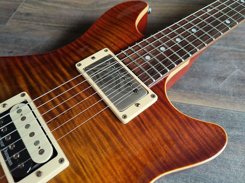 2008 Edwards (by ESP) Japan E-PO-100D Potbelly (Amber Cherry Sunburst)