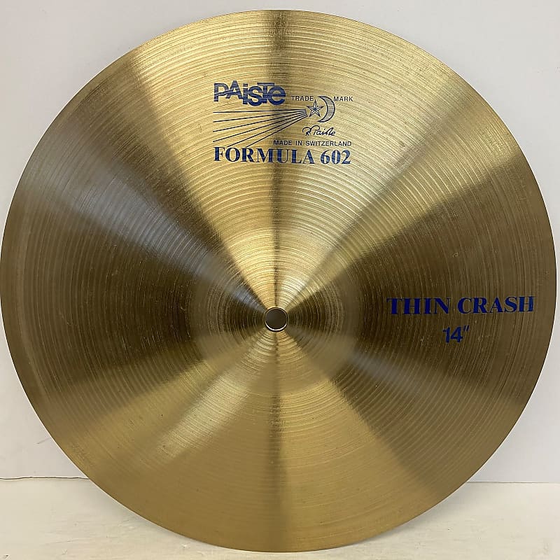 Paiste deals 602 crash