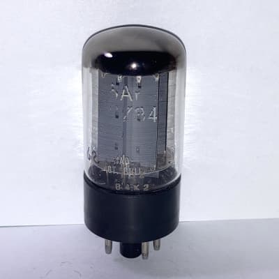 Very rare Mullard GZ34 5AR4 RTC label 1962 UK Blackburn PERFECT !!!  Balanced very strong like new ! | Reverb