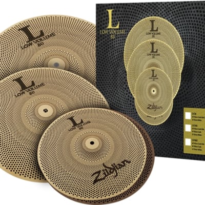 L80 Low Volume Cymbal Set ジルジャン　消音シンバル Buy Zildjian L80 Low Volume LV468 Cymbal Set | Sam Ash Music