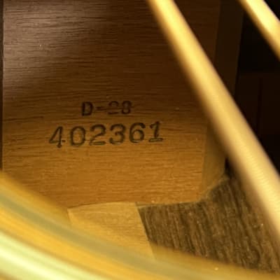 1978 CF Martin D-28 Dreadnought rosewood with case image 8