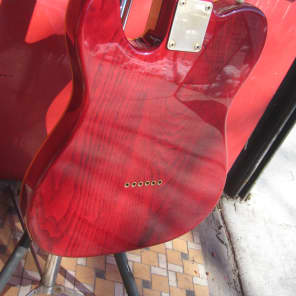 Fender Squier Telecaster Thinline 1997 Cherry Stain image 8