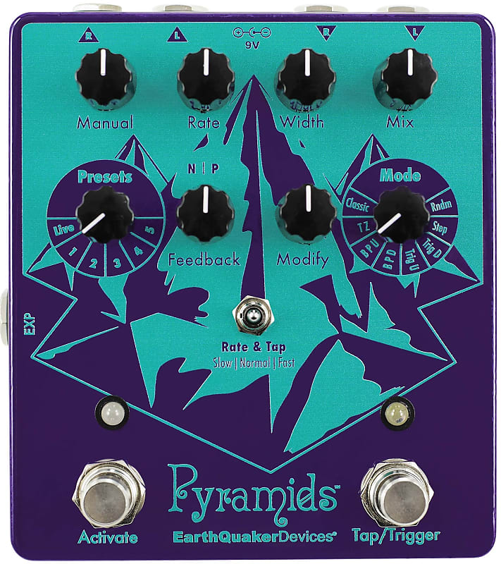 Earthquaker Devices Pyramids Stereo Flanging Device image 1