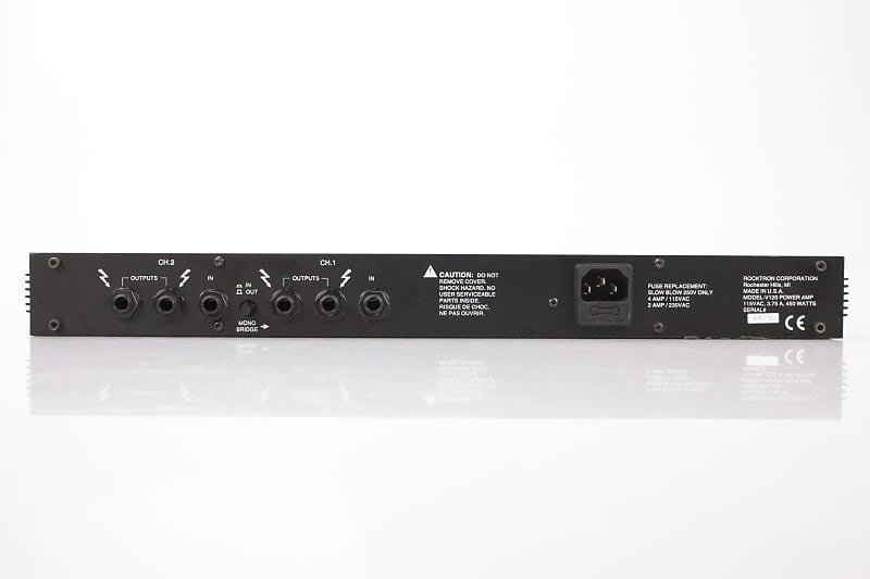 Rocktron Velocity 120 V-120 Guitar Rack Power Amp Amplifier #34371