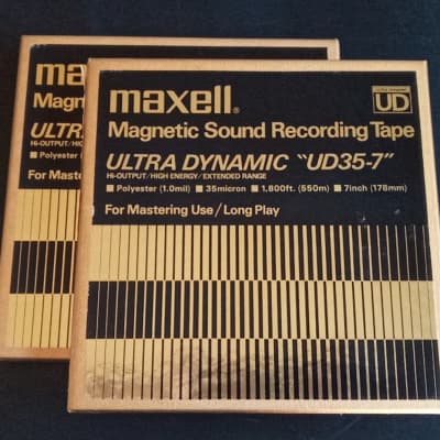 Boxed NOS Maxell Ultra Dynamic UD35-7 Reel to Reel Recording Tape