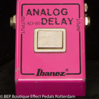 Ibanez AD-80 Analog Delay 1979 Japan "R" Logo, Lock on Nut, Narrow Box with MN3005 BBD image 3