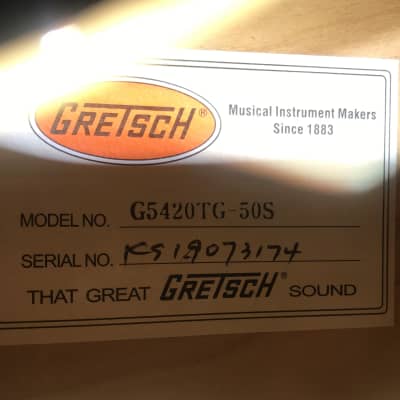 Gretsch G5420TG Limited Edition Electromatic '50s Hollow Body with Gold Hardware 2019 - Black image 6
