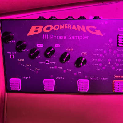 Reverb.com listing, price, conditions, and images for boomerang-boomerang-phrase-sampler