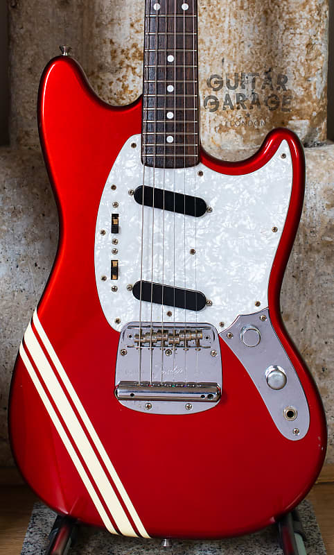 2002 Fender Japan Mustang 69 Vintage Reissue Candy Apple Red