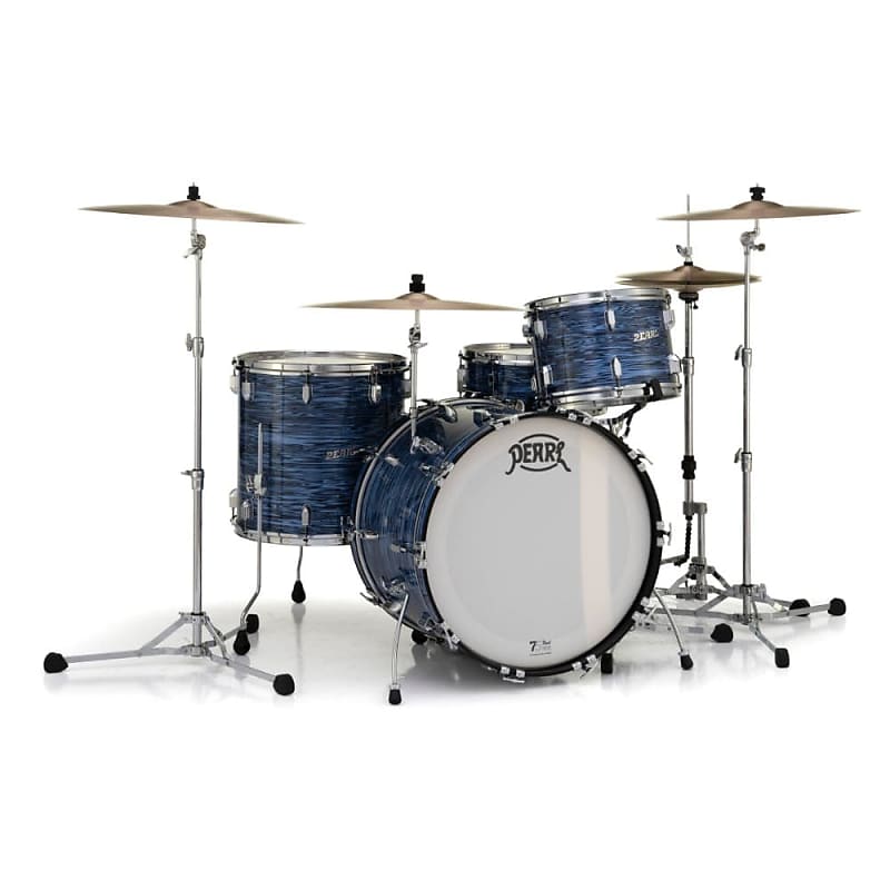 Pearl President Series Deluxe 3pc Drum Set 22/13/16 Ocean Ripple image 1